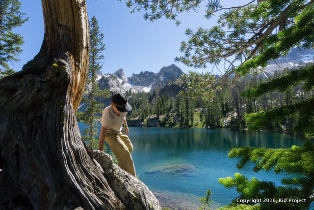 camping in the Sawtooths
