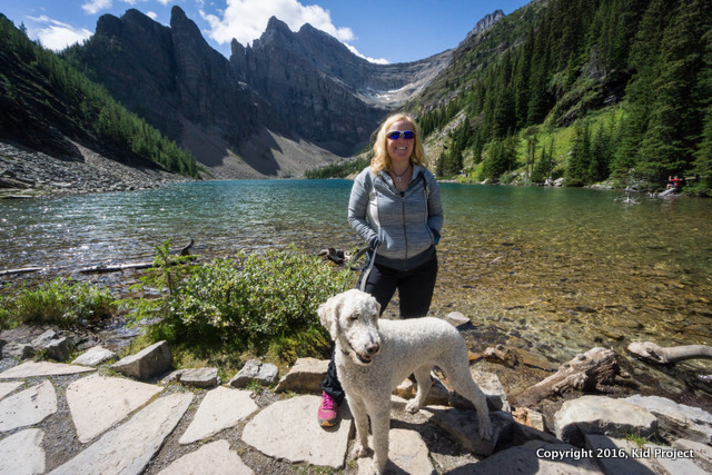 Hiking lake Louise, Banff NP