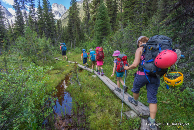 backpacking into the Conrad Kain Hut, Bugaboos