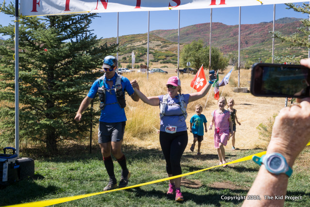 A family finish at Wasatch 100!