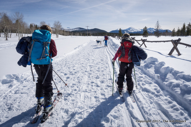 cross country skiing in Utah's Uintas