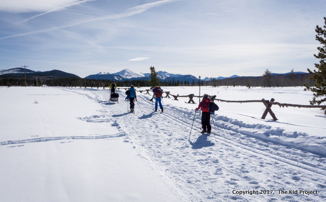 cross country skiing in Utah's Uintas