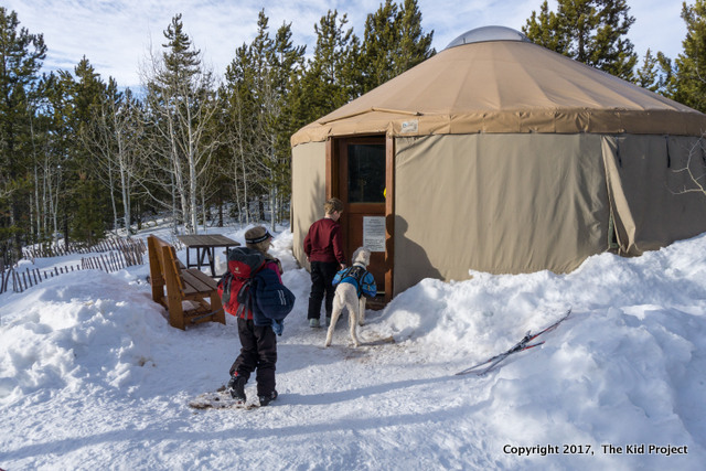 yurt trip with kids