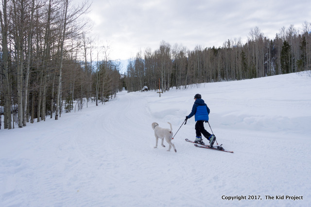 ski touring kids