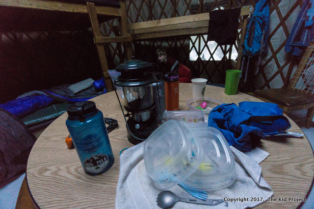 yurt backcountry kids
