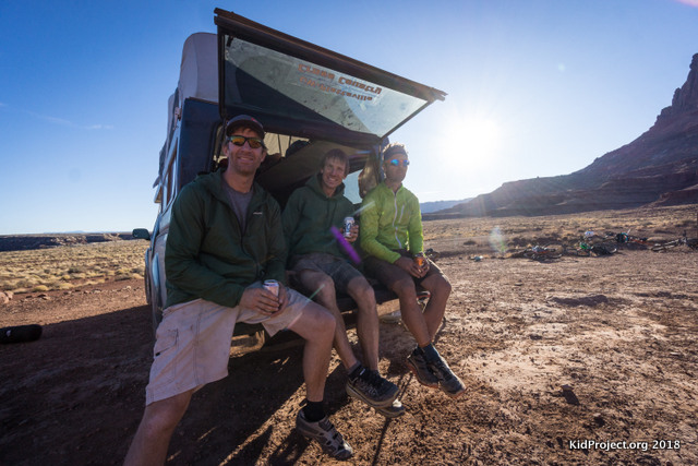 roof top tent on White RIm