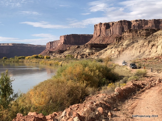 White Rim four wheel drive road