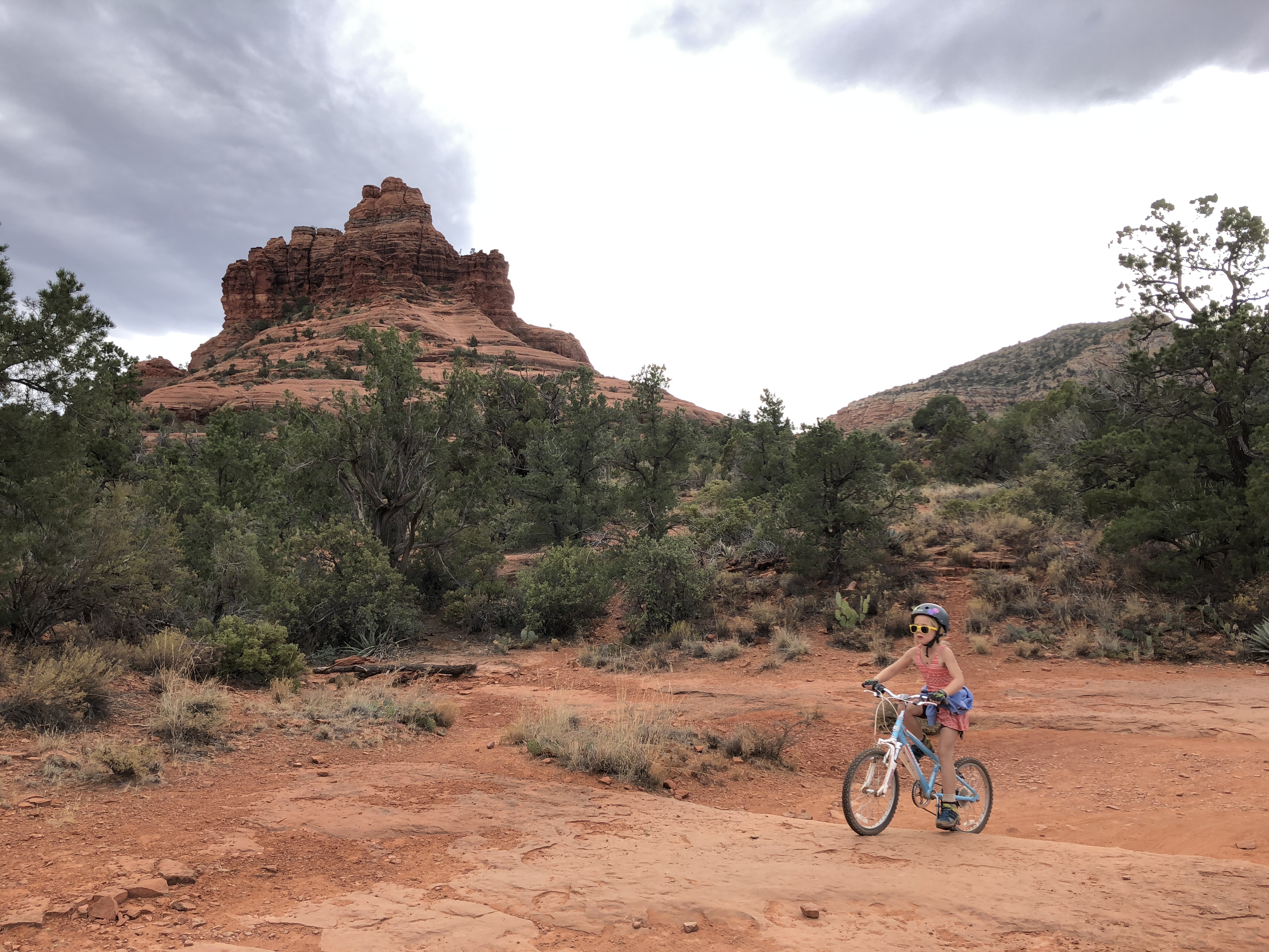 biking with kids in Sedona, AZ
