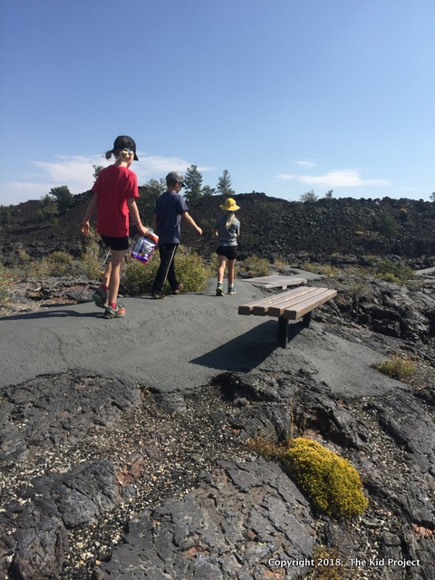 north crater flow trail, craters of the moon