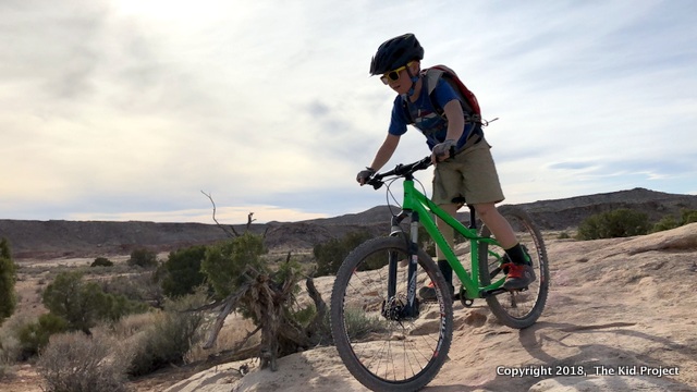 Klondike Bluff Trails, biking Moab, UT