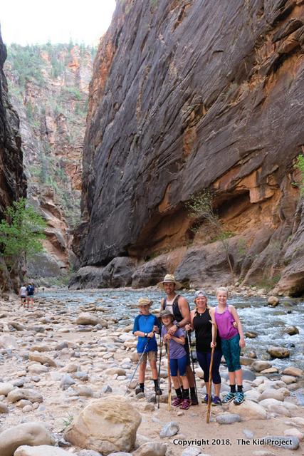 hiking Narrows