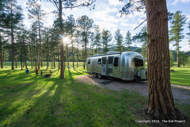 Oreville Campground, black hills