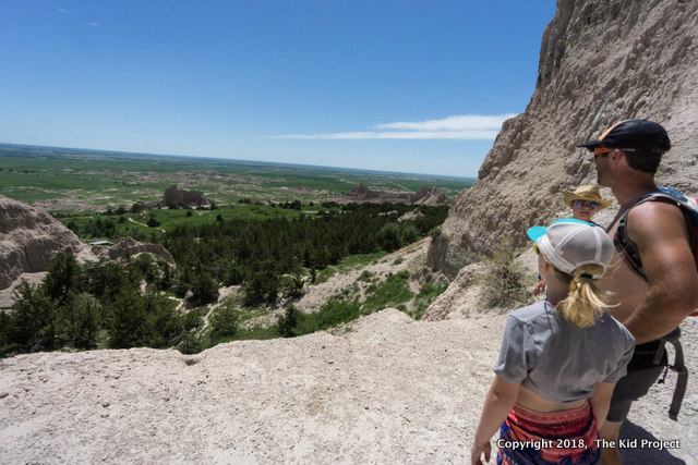 Notch trail Badlands Hiking
