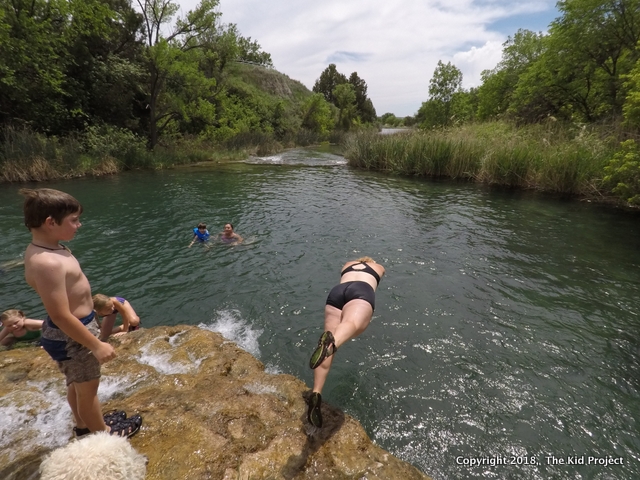 CAscade Falls swimming