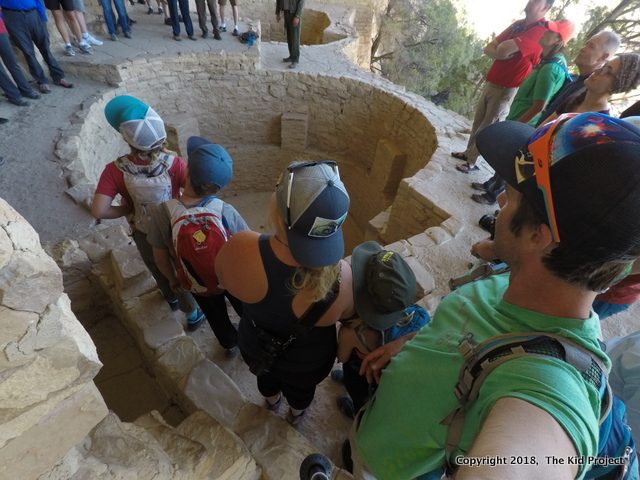 A kiva in Balcony House Cliff Dwelling