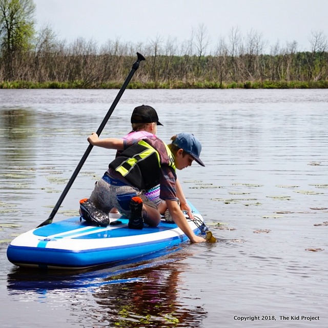 Paddle board, outside Duluth, MN