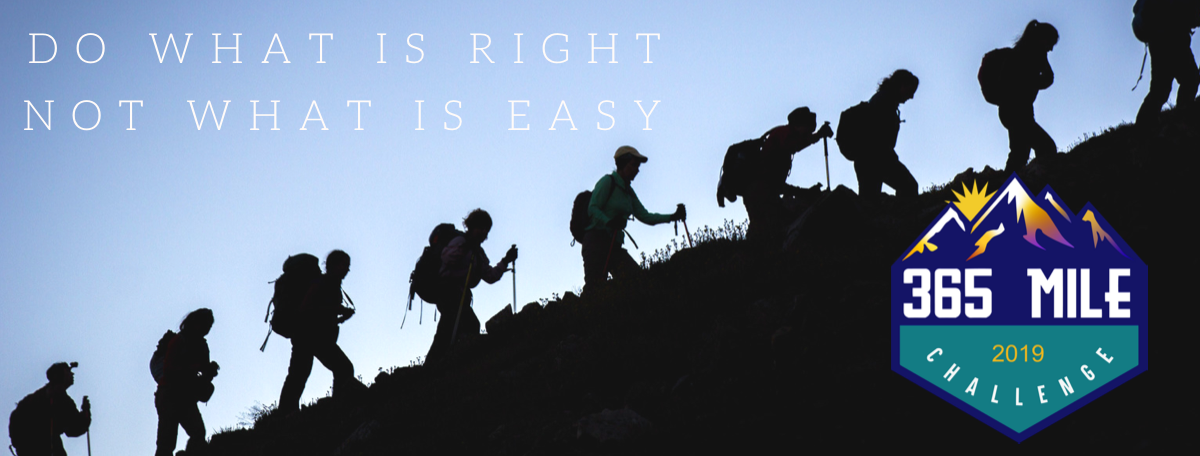 Join me for the 365 Mile Challenge 2019!