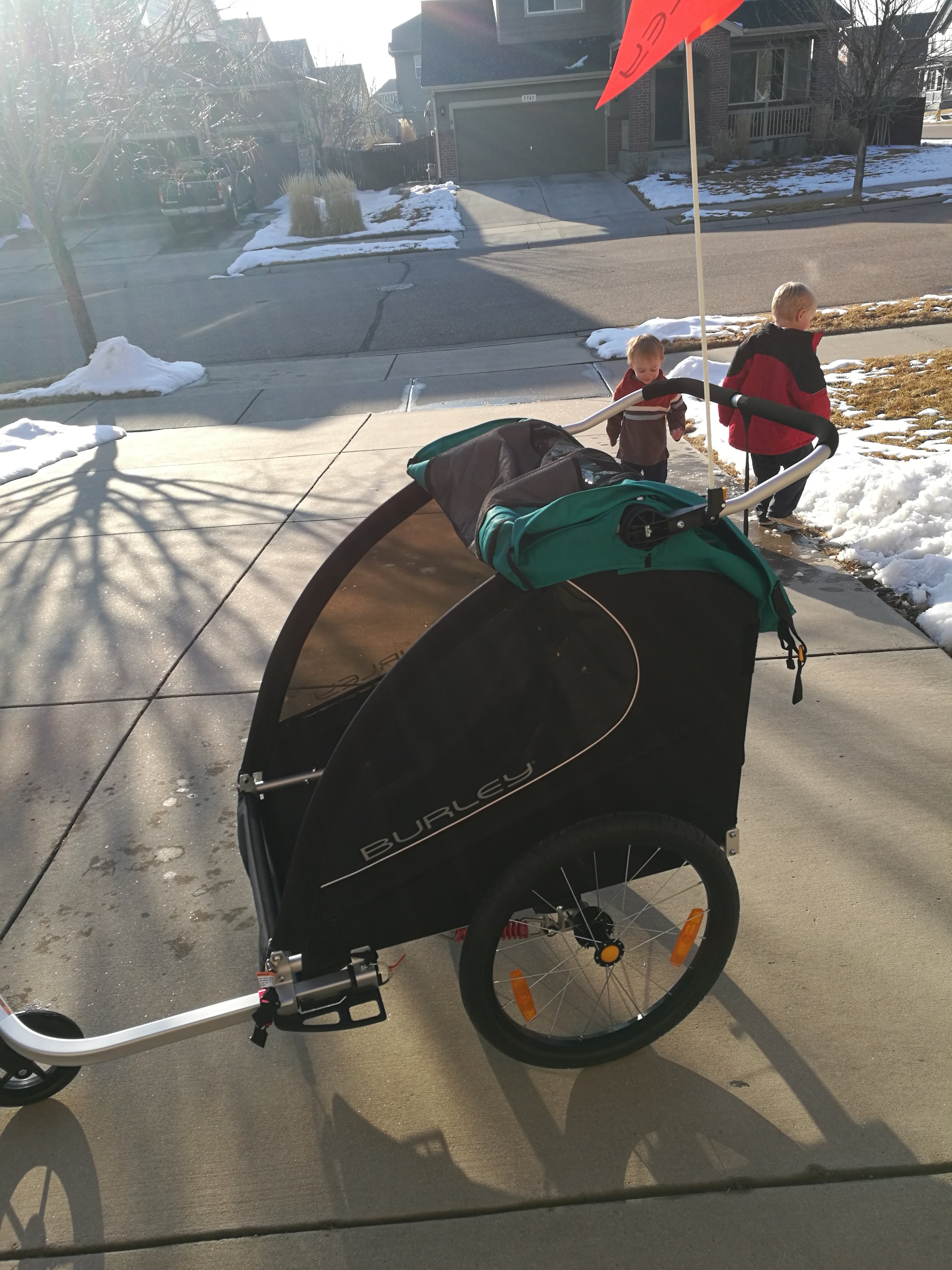 Burley Excore X bike trailer