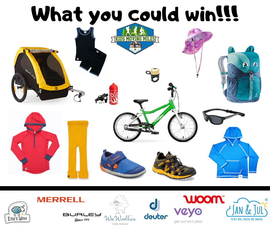 kids moving miles giveaways