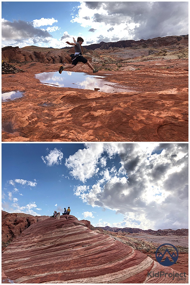 Family travel Valley of Fire